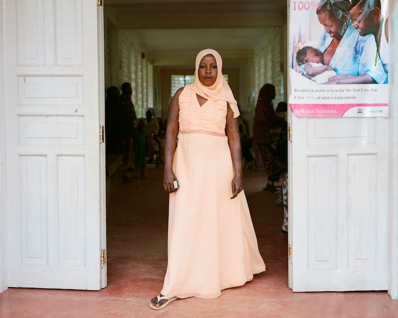 Komunitná zdravotnícka pracovníčka Nimvugwa z nutričného centra v Mkongani