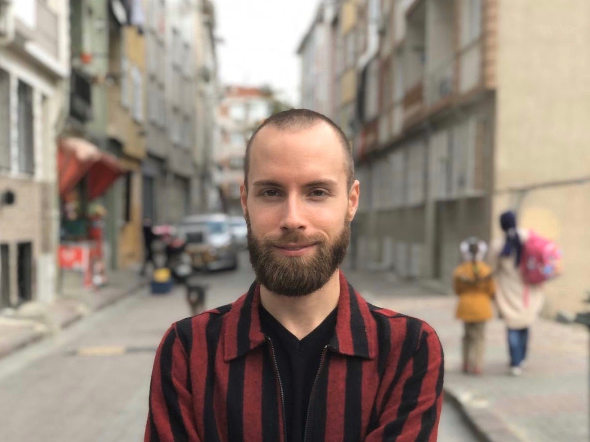 Slovak volunteer Martin Pavelka in Turkey