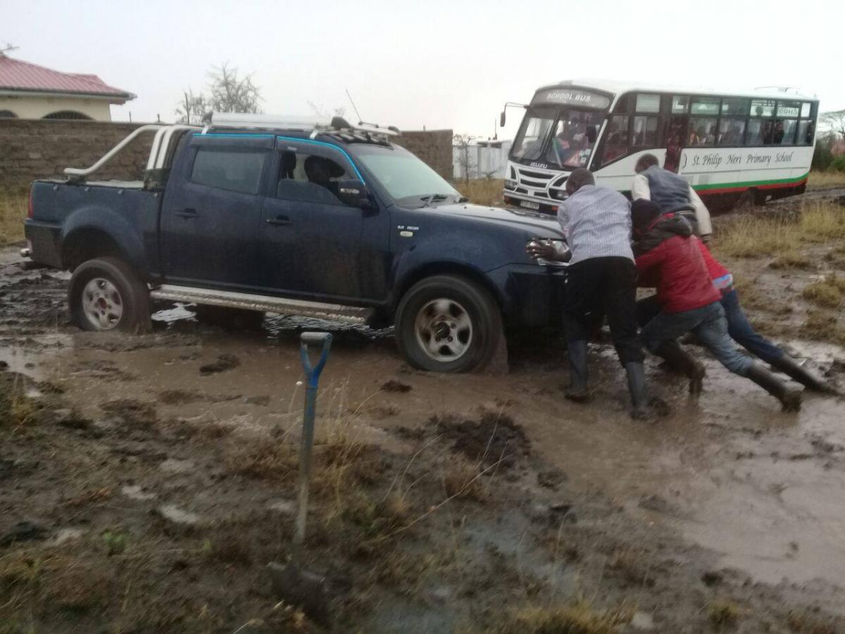 V období dažďov školský autobus neprejde